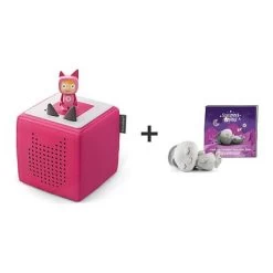 TONIES Toniebox Starterset Aktions-Set Pink Inkl. Tonie Schlummerbande